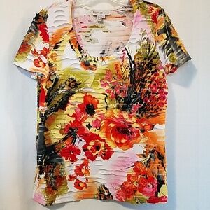 Lana Lee Short-Sleeve Women's Top  Sz. M